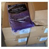 4 Cases Round Table Skirts Assorted Colors