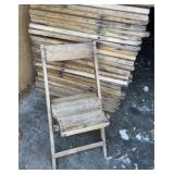 20 Wooden Folding Chairs