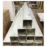 12 Pvc Fence Post 72x4x4 Inches