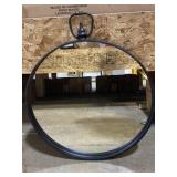 Round Metal Frame Mirror 28 Inch