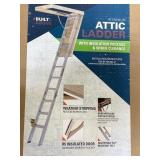 Louisville Aluminum Attic Ladder 7.8 Ft  To 10 Ft