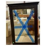 Crosley Mirrored Wall Cabinet 28x18x5", Damaged