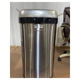 Stainless Steel Trash Can 16 Gallon Dual