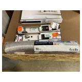 Dryer Duct 4in X 8ft, 2-18in Towel Bars