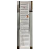 Full Louver Door 30x78 Inches White