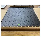 8-24x24x.8 Inch Rubber Interlocking Tiles Black