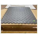 8-24x24x.8 Inch Rubber Interlocking Tiles Gray