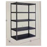 Whalen 5 Shelf Storage Rack 72x24x48 Inches