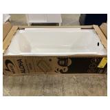 Aloha Bathtub Porcelain Finished Steel 60x30x14"