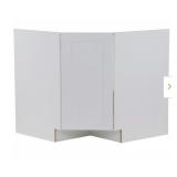 Woodcrafters Corner Sink Base White 36x34.5"