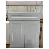 Base Cabinet 24x24x34" Soft Close No Toe Kick