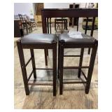2 Bar Stools 13x13x24 Inches