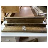 2 Wood Shelves 36x7 Inches And 36x3 Inches