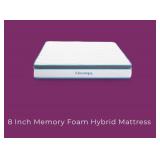 Linenspa Full 8" Spring And Memory Foam Hybrid
