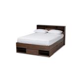 Baxton Studio Queen Bed Frame, Frame Only