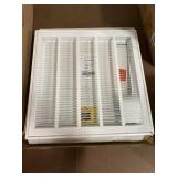 Return Air Filter Grille 20x20 Inches White