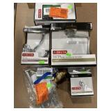 Delta Towel Ring, Toilet Paper Holder, Robe Hooks