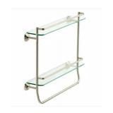 Delta Double Shelf With Towel Bar