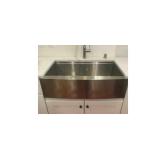 Akdy Farm Sink With Faucet 22x30x8 Inches