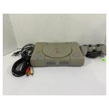 SONY PLAYSTATION 1 WITH CONTROLLER, POWER CABLE,