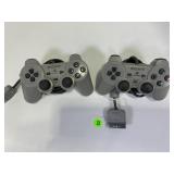 LOT OF 2 PS1 SCPH 1200 CONTROLLERS