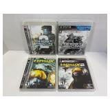 LOT OF 4 PS3 TOM CLANCY GAMES - GHOST RECON