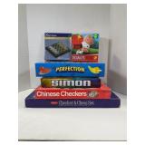LOT OF ASSORTED BOARD GAMES - CHESS, PERFECTION,