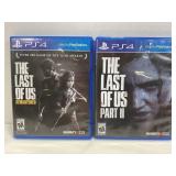 LOT OF 2 PS4 GAMES - THE LAST OF US REMASTERED AND