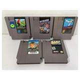 LOT OF 5 NES GAMES - GOLF, GYRUSS, AND MORE