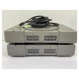 LOT OF 2 SONY PLAYSTATION 1 SYSTEMS WITH POWER