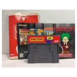 GAME GENEIE FOR SNES WITH MANUAL AND ASSORTED SNES