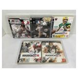 LOT OF 5 PS3 SPORTS GAMES - MAJOR LEAGUE BASEBALL