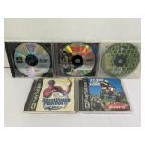 LOT OF 5 PS1 GAMES - TEN PIN ALLEY, HOT WHEELS