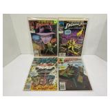 LOT OF 4 MARVEL COMICS - INDIANA JONES AND THE