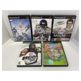 LOT OF 5 ASSORTED PS2 SPORTS GAMES - SALT LAKE