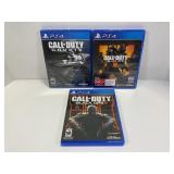 LOT OF 2 PS4 CALL OF DUTY GAMES - GHOST, BLACK