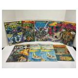 LOT OF 9 ASSORTED COMICS - TOYBOY, CAPTAIN POWER