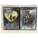 LOT OF 2 PS2 GAMES - KINGDOM HEARTS AND KINGDOM