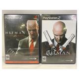 LOT OF 2 PS2 HITMAN GAMES - BLOOD MONEY AND