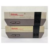 LOT OF 2 NINTENDO ENTERTAINMENT SYSTEMS - FOR