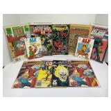 LOT OF 11 ASSORTED MARVEL COMICS - ALF COMICS