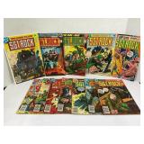 LOT OF 12 DC COMICS - SGT ROCK