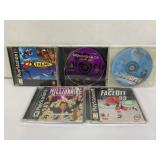 LOT OF 5 PS1 GAMES - UNDERGROUND JAMPACK, 2XTREME,