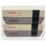 LOT OF 2 NINTENDO ENTERTAINMENT SYSTEMS - FOR