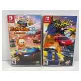 LOT OF 2 NINTENDO SWITCH GAMES - GARFIELD KART