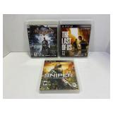 LOT OF 3 PLAY STATION GAMES - BATMAN ARKHAM