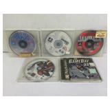 LOT OF 5 PS1 GAMES - RASCAL, MADDEN 97, AND MORE