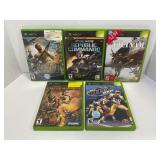 LOT OF 4 XBOX GAMES - MEDAL OF HONOR RISING SUN,