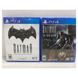 LOT OF 2 PS4 GAMES - BATMAN THE TELLTALE SERIES