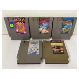LOT OF 5 NES GAMES - KINGS OF THE BEACH, DEFENDER